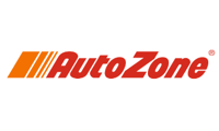 AutoZone logo in orange and red.
