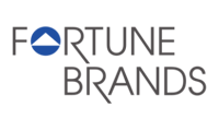 Fortune Brands logo with blue circle icon.