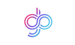 GPS logo with purple and blue gradient infinity-style icon.